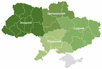 Карта регіонів