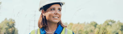 woman smiling
