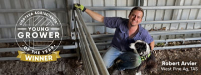 Young Grower of the Year 2023 Winner Robert Arvier 