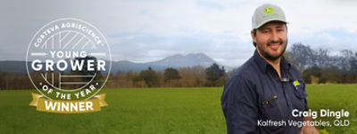 2025 Young Grower of the Year Craig Dingle