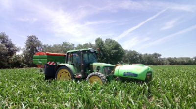 Abonadora variable utilizada en el ensayo de Córdoba