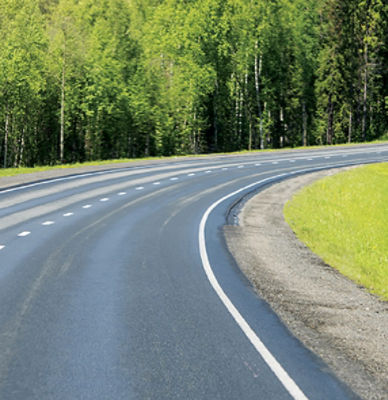 Image of very clear roads