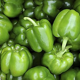 Image of a group of green peppers