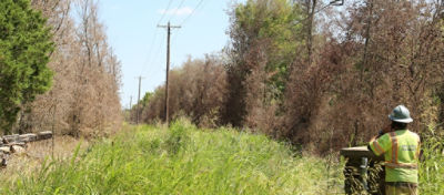 Utility ROW in Oklahoma