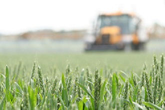 sprayer in field