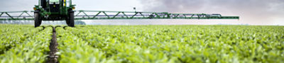Sprayer in Enlist Soybeans