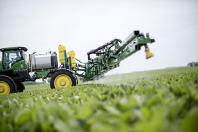 Sprayer in field
