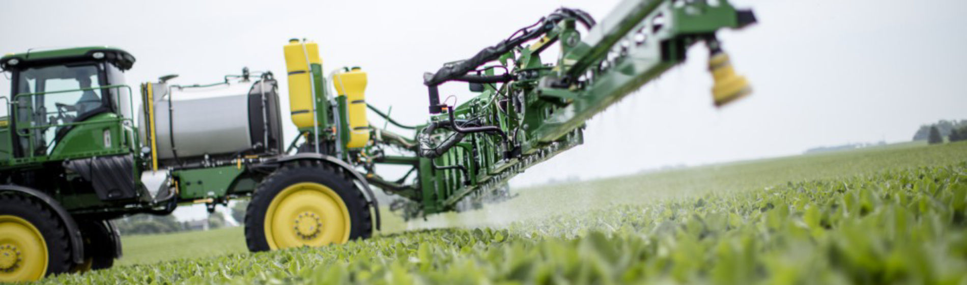 Sprayer in field