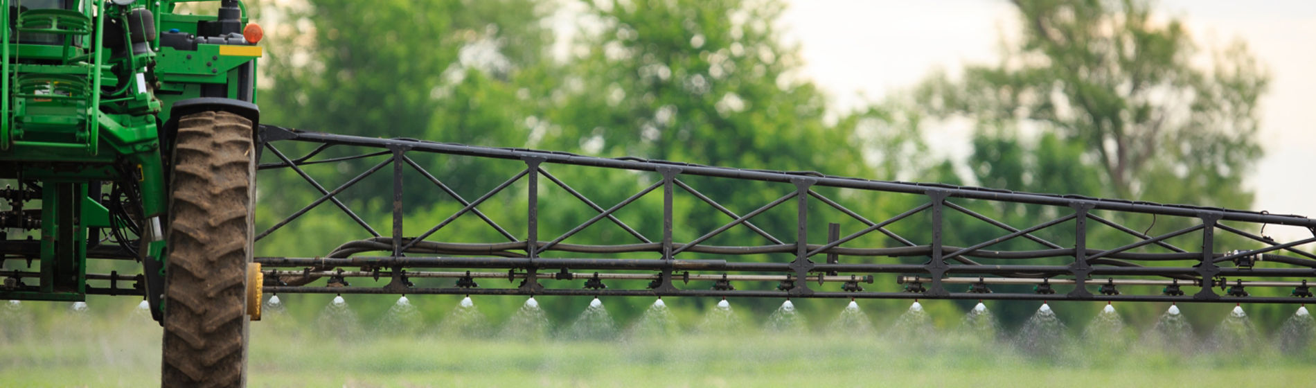 Active sprayer in field