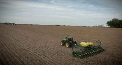 Aerial view of planter