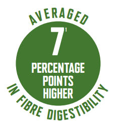Average in fibre digestibility icon