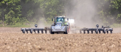 sprayer in field
