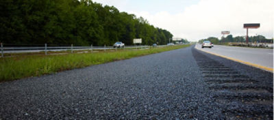 ground view of a highway roadside