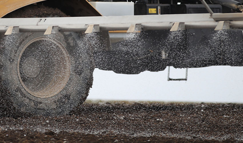 Spring stabilization spreading nitrogen
