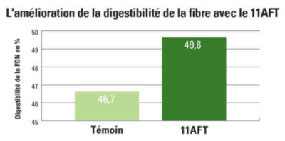 11AFT Fiber Digestibility Improvement Chart