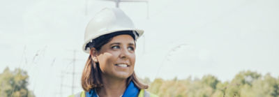 woman smiling
