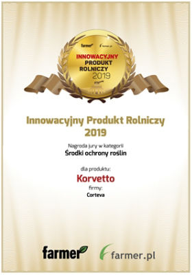 Dyplom Inowacyjny Produkt 2019