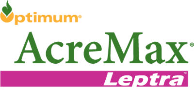 Optimum® AcreMax® Leptra® products logo