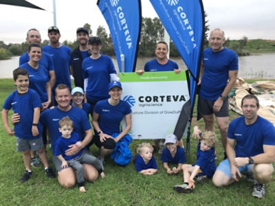 Corteva staff at the Active Farmers Ag Games