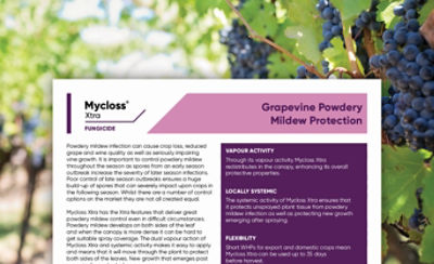 Mycloss Xtra Grapevine Powdery Mildew Protection