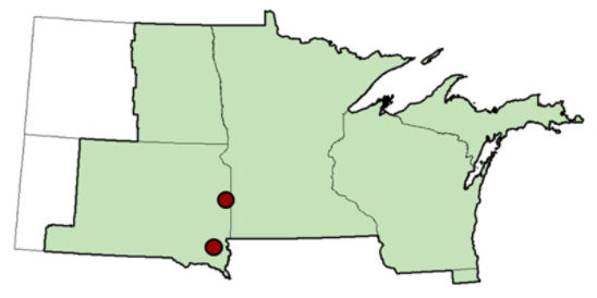 Map: research locations