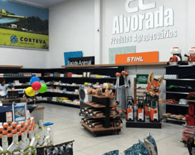 Disposição dos produtos no interior da loja em Paraíso do Tocantins (TO)