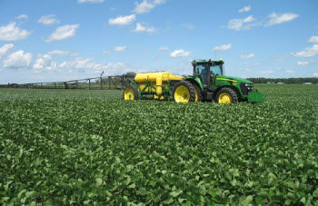 Before using a foliar fungicide, it is important to scout and determine the type of disease(s) present in soybeans, as only fungal pathogens can be controlled with these products.