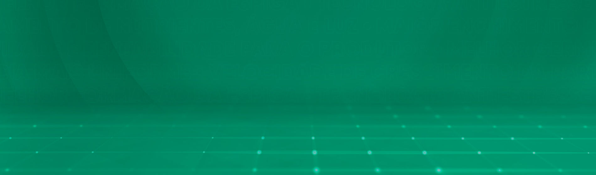 Fundo verde sólido com uma sutil textura quadriculada na parte inferior. 