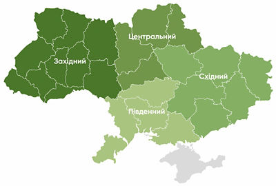 Карта регіонів