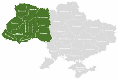 Карта регіонів