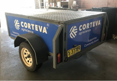 BBQ trailer Corteva