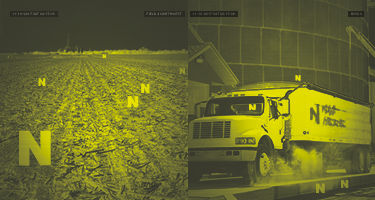 N at night through security camera