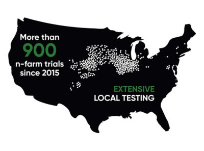 Extensive local testing map