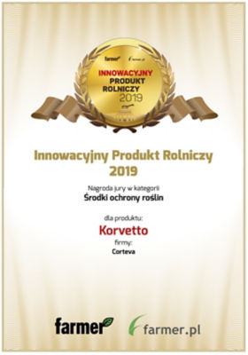 Dyplom Inowacyjny Produkt 2019