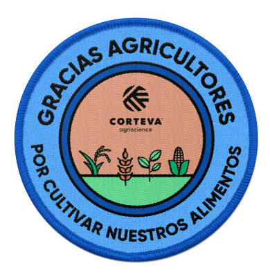 Sello Gracias Agricultores por cultivar nuestros alimentos