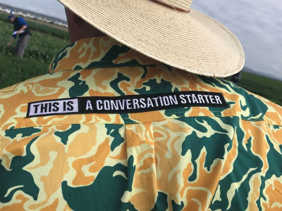 Bright and loud TradeMutt shirts are designed to get the conversation started around Positive Mental Health