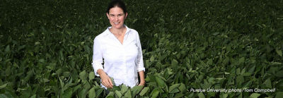 woman standing in field